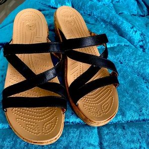 CROCS wedged sandals